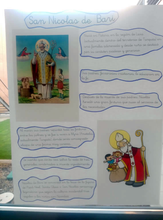 Las familias de Infantil conocen la vida de los santos